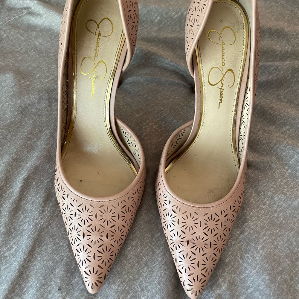 Tan High Heels / Pumps